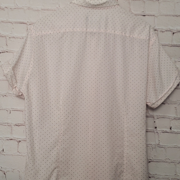 Zara Man XL Polka-dot Light Pink Shirt - Picture 7 of 12